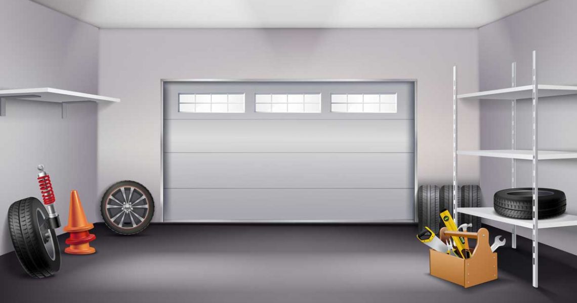 upgraded garage door